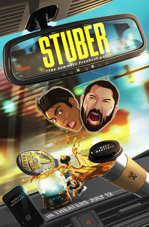 1000 piece jigsaw puzzle for the movie poster: Stuber (2019) ver7