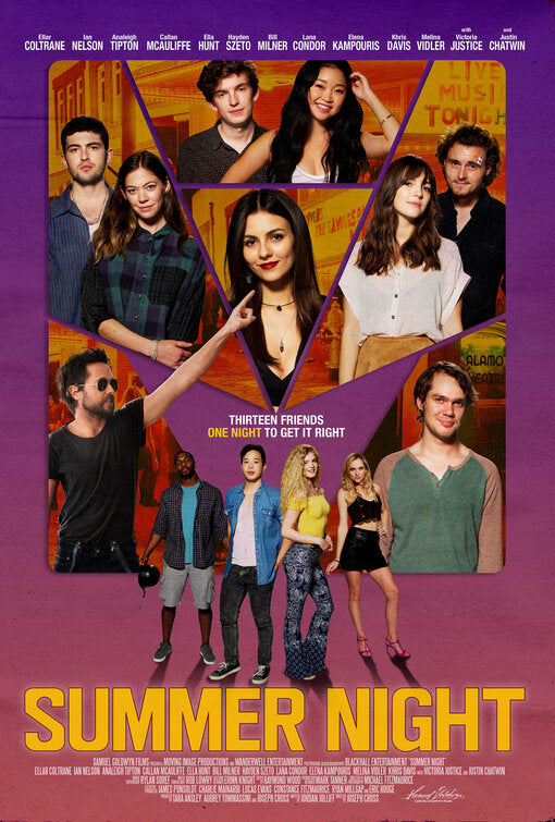 1000 piece jigsaw puzzle for the movie poster: Summer Night (2019)