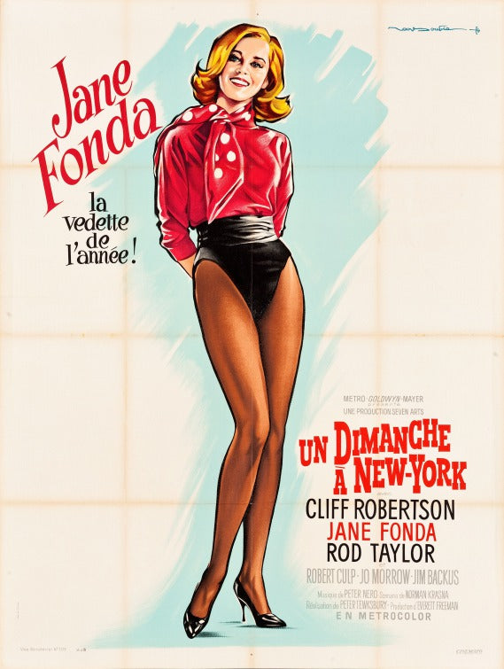 1000 piece jigsaw puzzle for the movie poster: Sunday in New York (1963) ver2