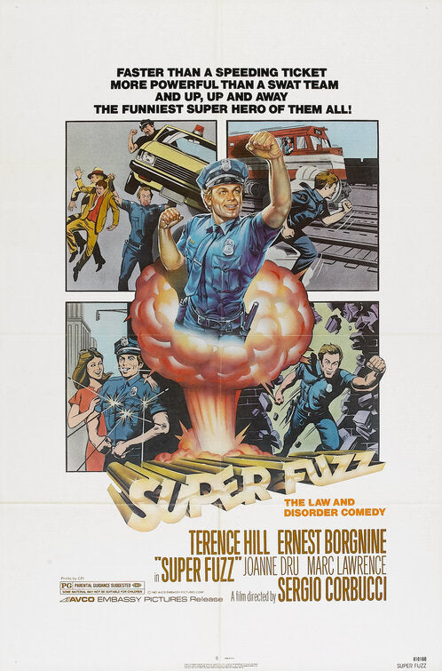 1000 piece jigsaw puzzle for the movie poster: Super Fuzz (1981)