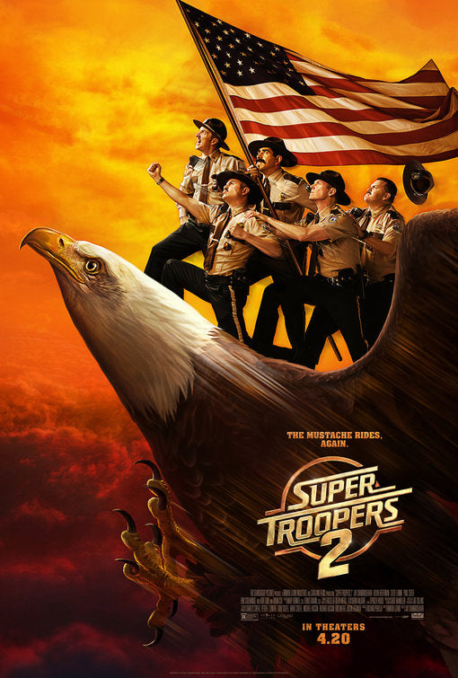 1000 piece jigsaw puzzle for the movie poster: Super Troopers 2 (2018) ver2