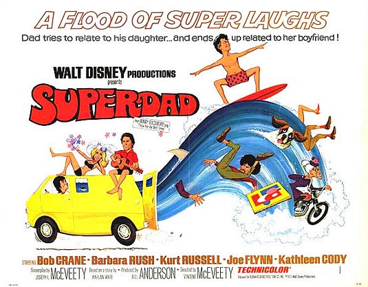 the movie poster: Superdad (1973) ver2