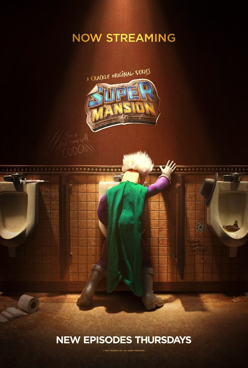 1000 piece jigsaw puzzle for tv poster: Supermansion, ver10