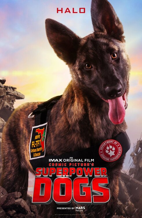 1000 piece jigsaw puzzle for the movie poster: Superpower Dogs (2019) ver3