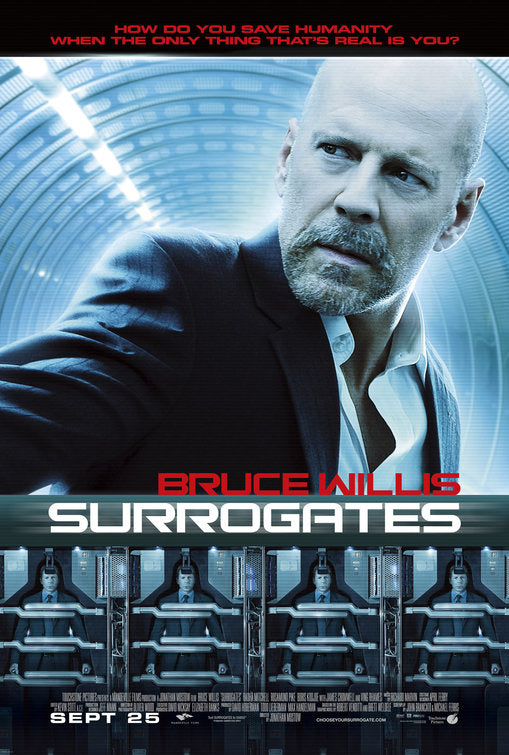 1000 piece jigsaw puzzle for the movie poster: Surrogates (2009)