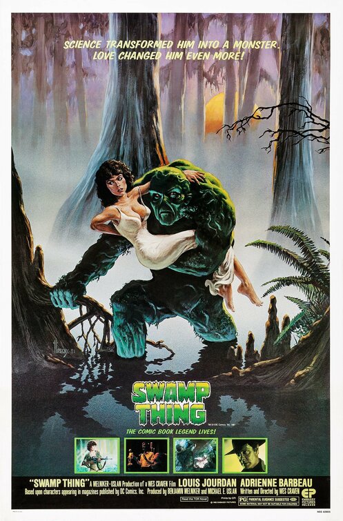 the movie poster: Swamp Thing (1982)