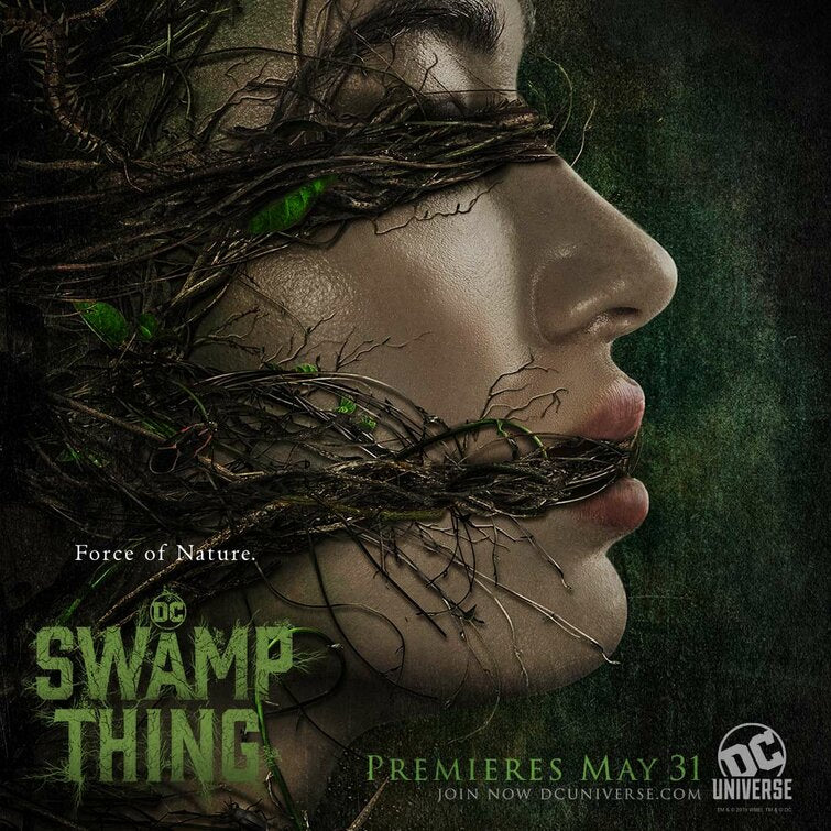 1000 piece jigsaw puzzle for tv poster: Swamp Thing