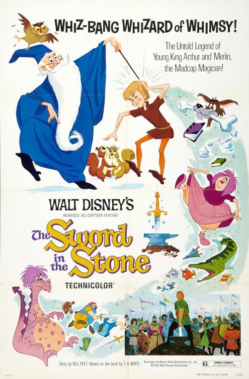 1000 piece jigsaw puzzle for the movie poster: The Sword in the Stone (1963) ver2
