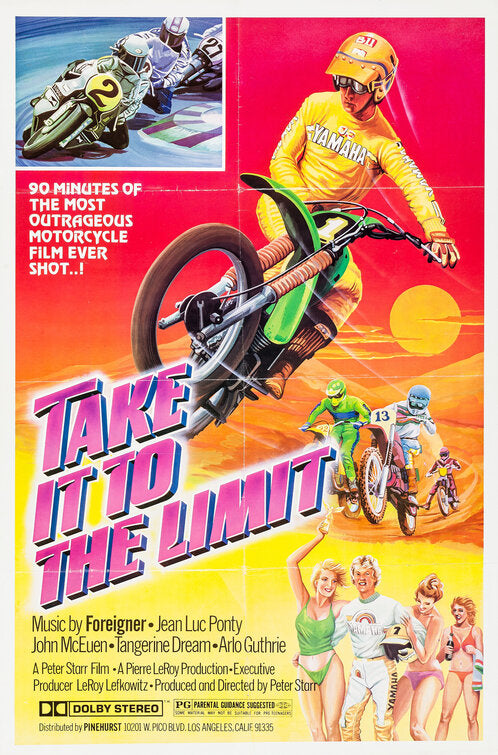 1000 piece jigsaw puzzle for the movie poster: Take It to the Limit (1980)