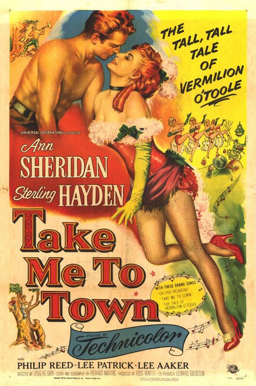 the movie poster: Take Me to Town (1953)