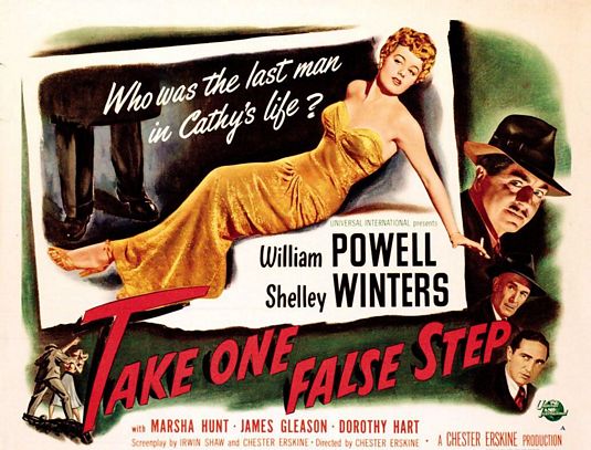 the movie poster: Take One False Step (1949) ver2
