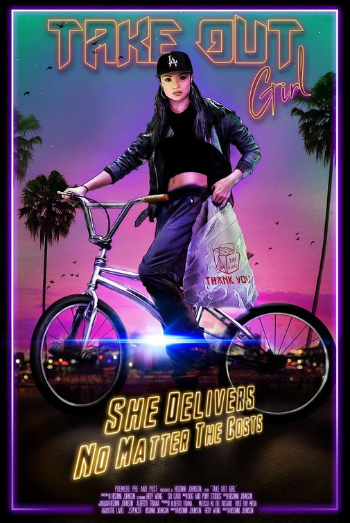1000 piece jigsaw puzzle for the movie poster: Take Out Girl (2020)