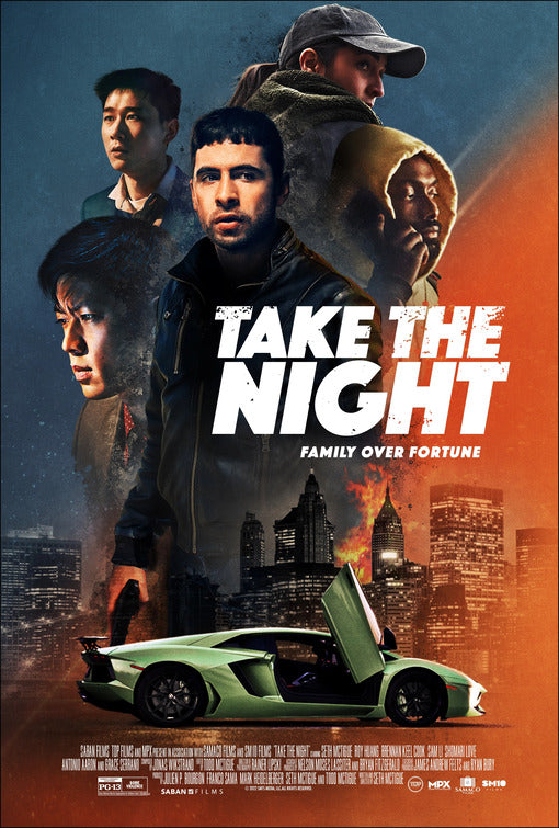 1000 piece jigsaw puzzle for the movie poster: Take the Night (2022)
