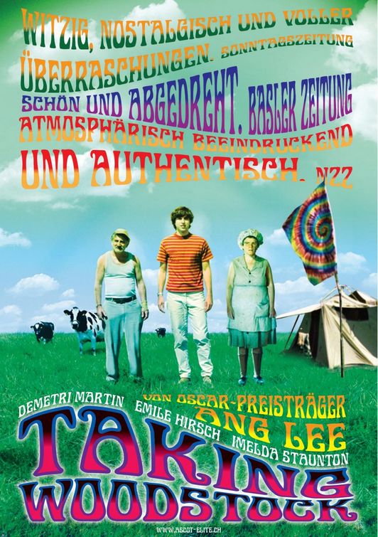 1000 piece jigsaw puzzle for the movie poster: Taking Woodstock (2009) ver4