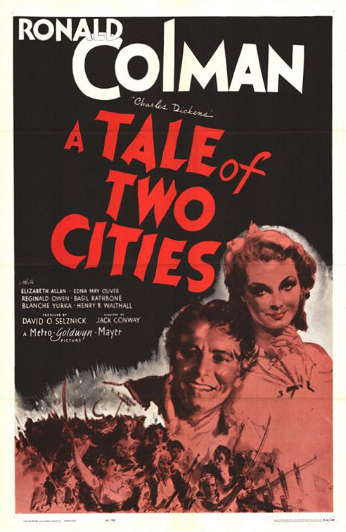 the movie poster: A Tale of Two Cities (1935) ver2