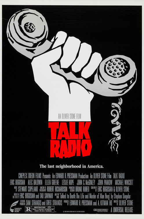 1000 piece jigsaw puzzle for the movie poster: Talk Radio (1988)