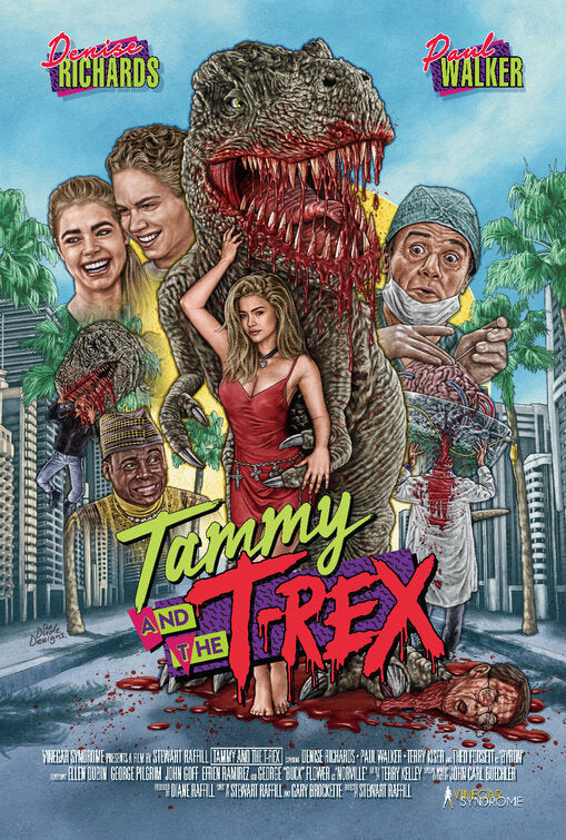 1000 piece jigsaw puzzle for the movie poster: Tammy and the T-Rex (1994)
