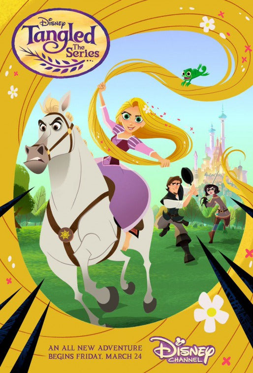 1000 piece jigsaw puzzle for tv poster: Tangled