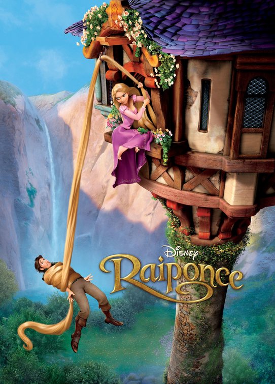 1000 piece jigsaw puzzle for the movie poster: Tangled (2010) ver2