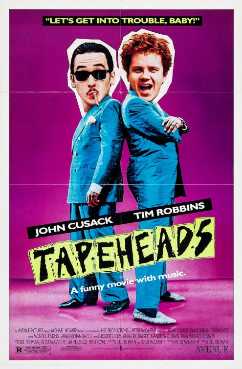 1000 piece jigsaw puzzle for the movie poster: Tapeheads (1988)