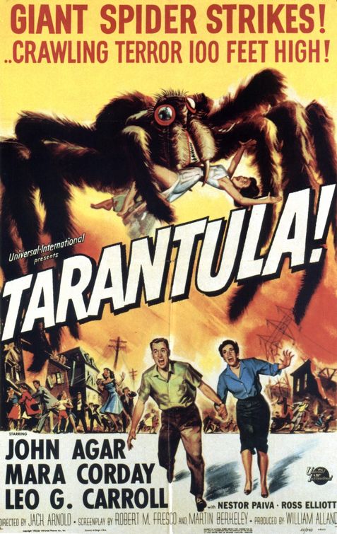 the movie poster: Tarantula (1955)