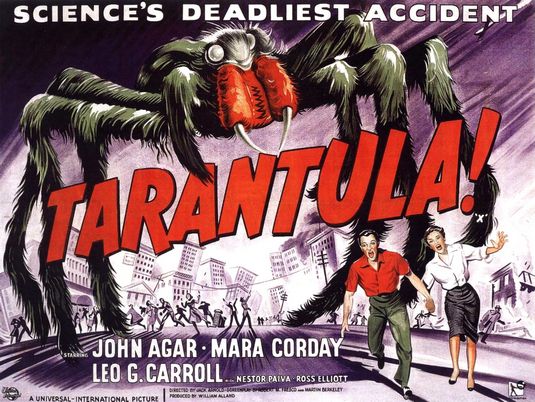 the movie poster: Tarantula (1955) ver2