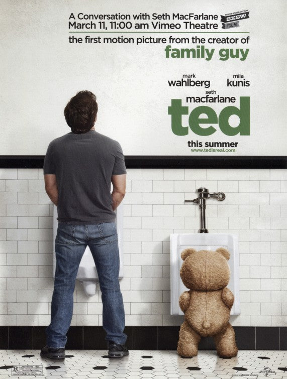 1000 piece jigsaw puzzle for the movie poster: Ted (2012)
