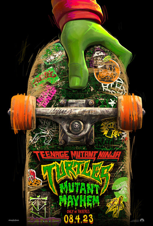 1000 piece jigsaw puzzle for the movie poster: Teenage Mutant Ninja Turtles: Mutant Mayhem (2023)