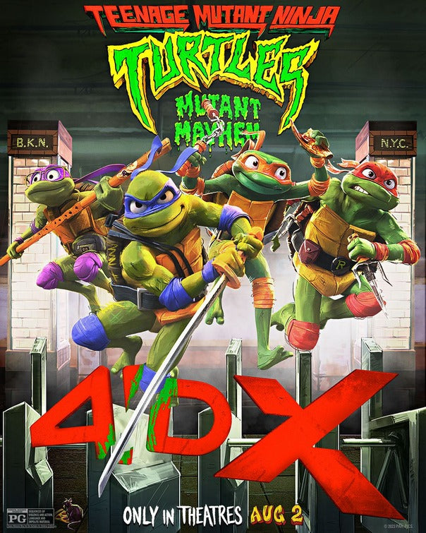 1000 piece jigsaw puzzle for the movie poster: Teenage Mutant Ninja Turtles: Mutant Mayhem (2023) ver39