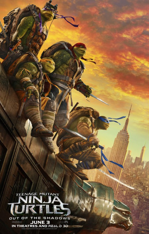 1000 piece jigsaw puzzle for the movie poster: Teenage Mutant Ninja Turtles: Out of the Shadows (2016) ver10
