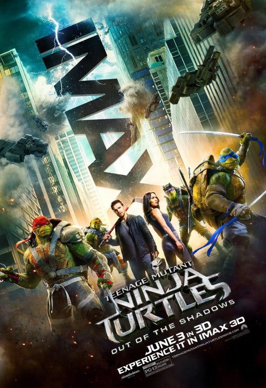 1000 piece jigsaw puzzle for the movie poster: Teenage Mutant Ninja Turtles: Out of the Shadows (2016) ver17