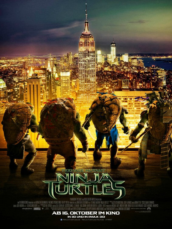 1000 piece jigsaw puzzle for the movie poster: Teenage Mutant Ninja Turtles (2014) ver17