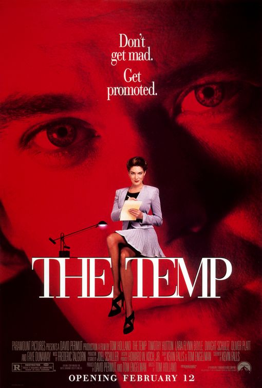 the movie poster: The Temp (1993)
