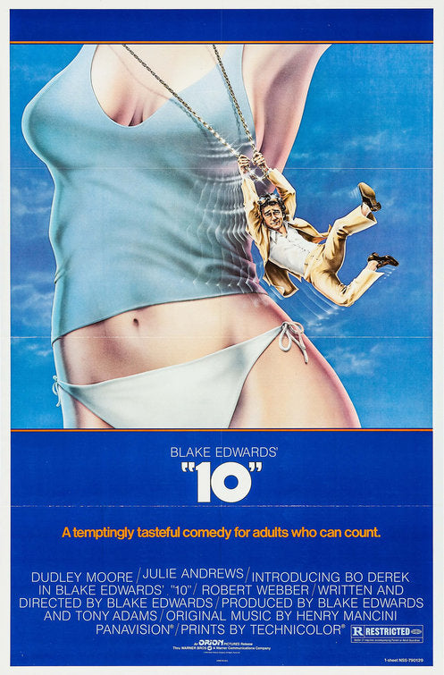 the movie poster: 10 (1979)