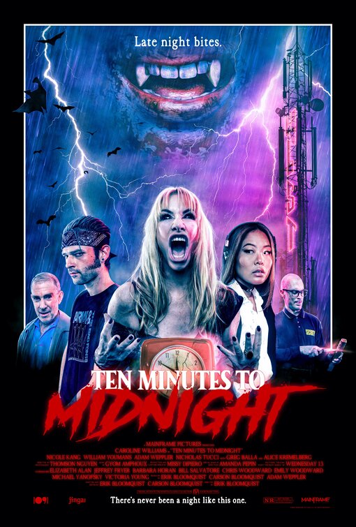 1000 piece jigsaw puzzle for the movie poster: Ten Minutes to Midnight (2020)