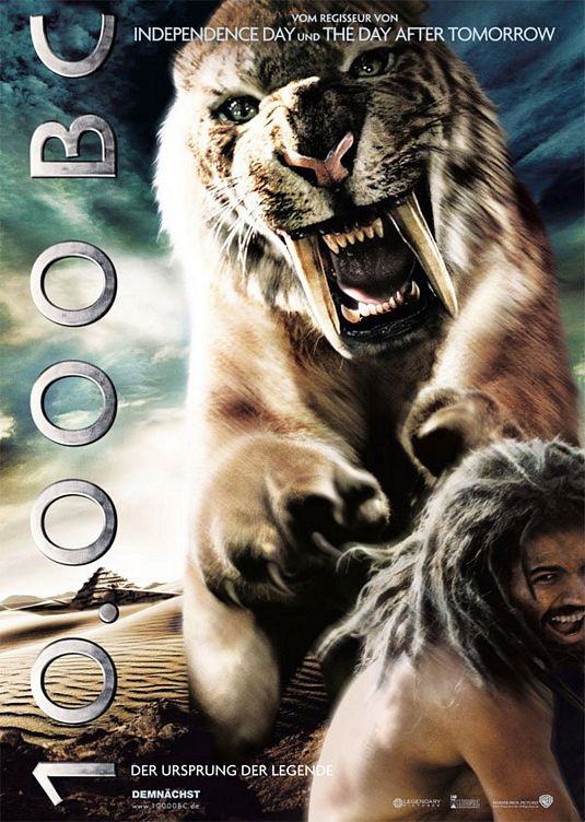 the movie poster: 10,000 B.C. (2008) ver5