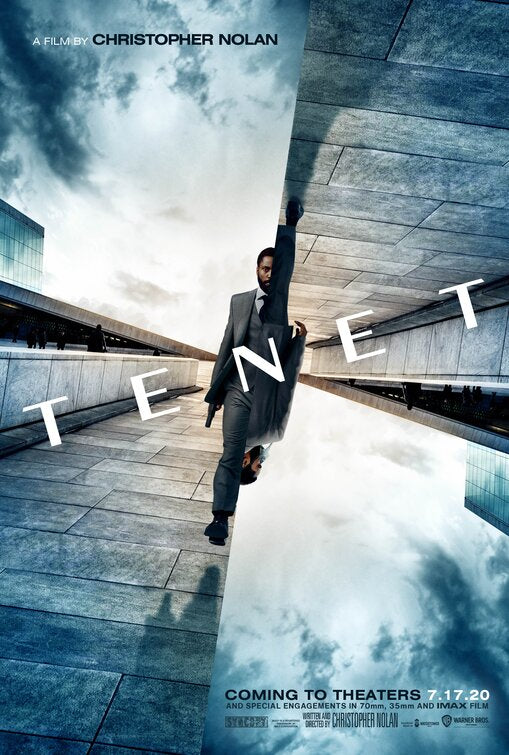 1000 piece jigsaw puzzle for the movie poster: Tenet (2020)