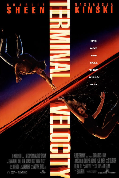 the movie poster: Terminal Velocity (1994) ver1