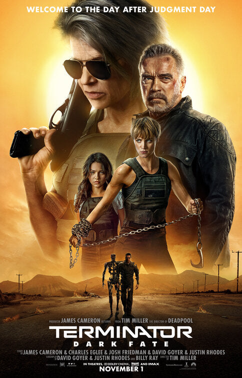 1000 piece jigsaw puzzle for the movie poster: Terminator: Dark Fate (2019) ver3