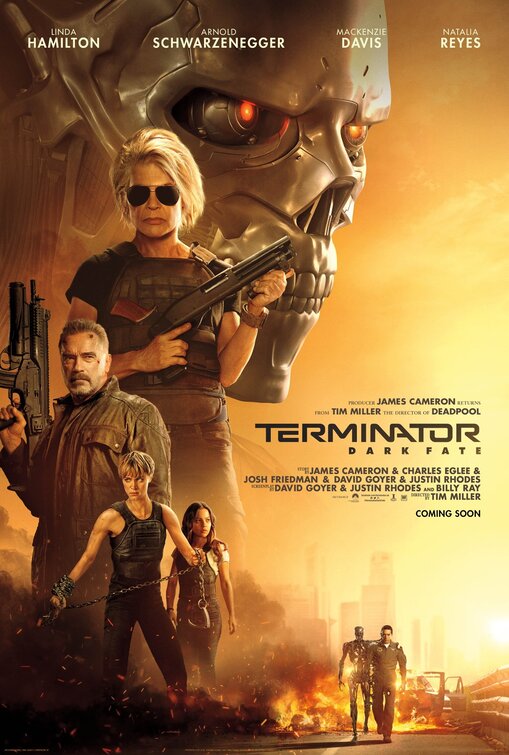 1000 piece jigsaw puzzle for the movie poster: Terminator: Dark Fate (2019) ver4