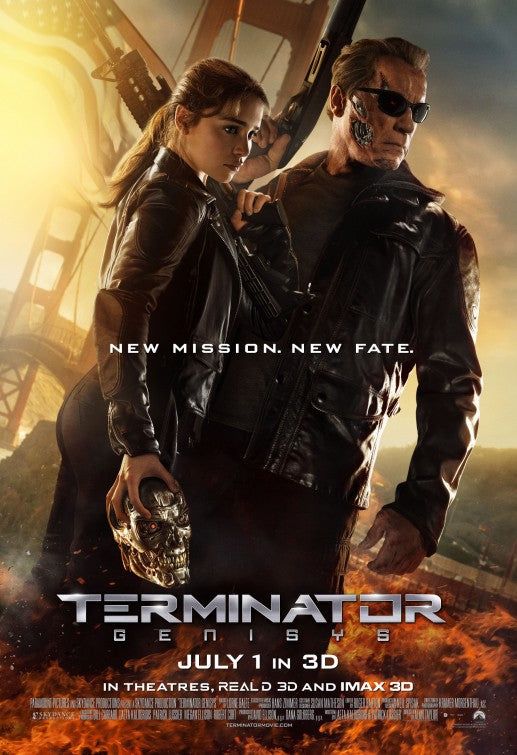 1000 piece jigsaw puzzle for the movie poster: Terminator Genisys (2015) ver12
