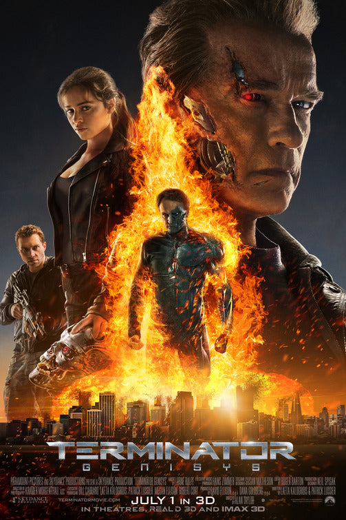 1000 piece jigsaw puzzle for the movie poster: Terminator Genisys (2015) ver6