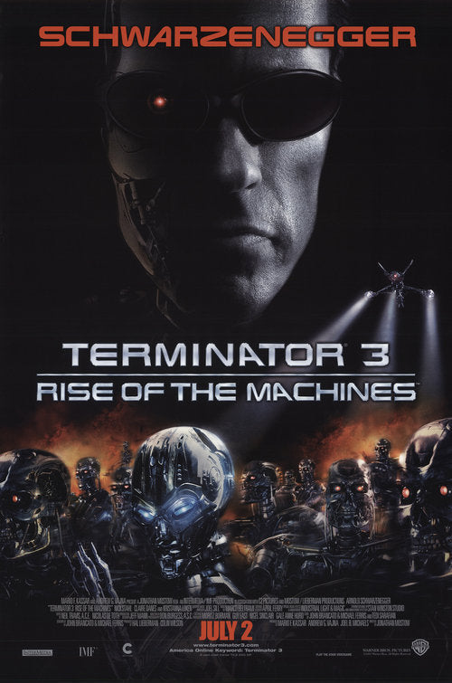 the movie poster: Terminator 3: Rise of the Machines (2003) ver2