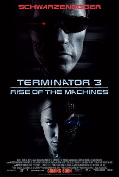 the movie poster: Terminator 3: Rise of the Machines (2003) ver3