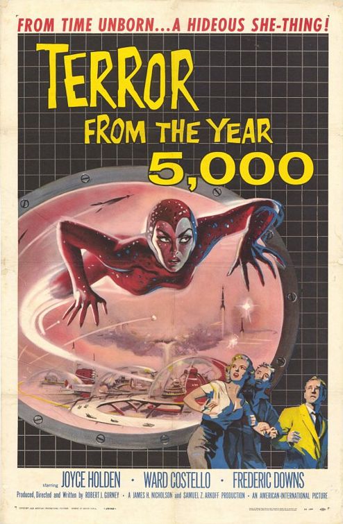 the movie poster: Terror from the Year 5000 (1958)