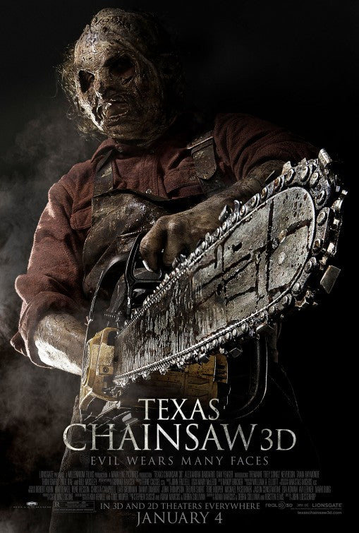 1000 piece jigsaw puzzle for the movie poster: Texas Chainsaw 3D (2013) ver3