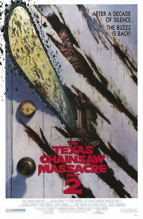 the movie poster: The Texas Chainsaw Massacre 2 (1986) ver2