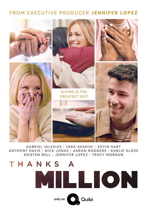 1000 piece jigsaw puzzle for tv poster: Thanks a Million