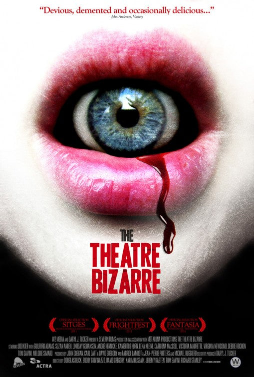 1000 piece jigsaw puzzle for the movie poster: The Theatre Bizarre (2012)