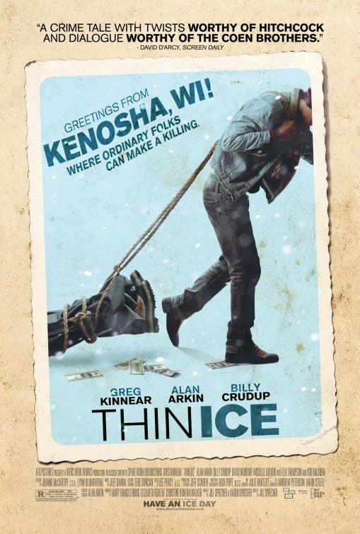 1000 piece jigsaw puzzle for the movie poster: Thin Ice (2012)